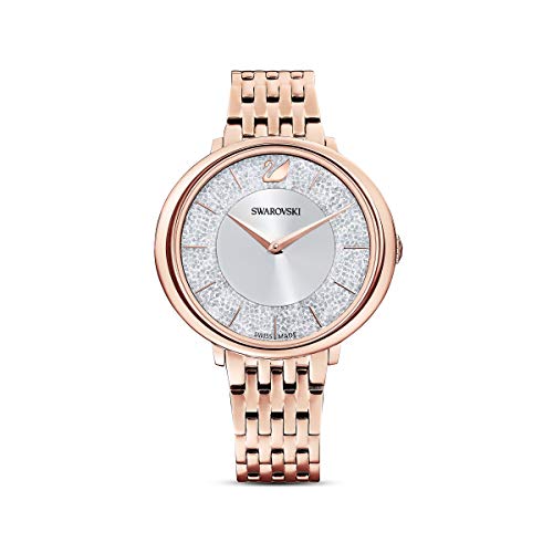 5544590 NEW CRISTALLINE CHIC WATCH, METAL BRACELET, ROSE GOLD TONE, ROSE-GOLD TONE PVD
