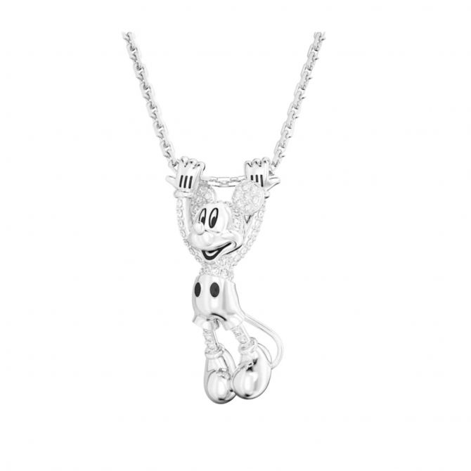 5668780 Disney Mickey Mouse pendant White, Rhodium plated