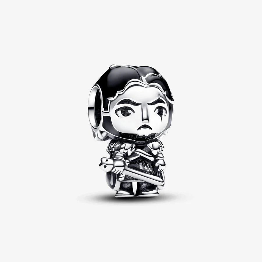 793137C01 Pandora Game of Thrones Jon Snow sterling silver char