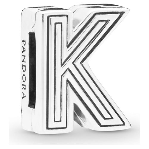 Pandora 798207 Reflexions AW19 Drop 6 one size Pandora Reflexions letter K silver clip charm