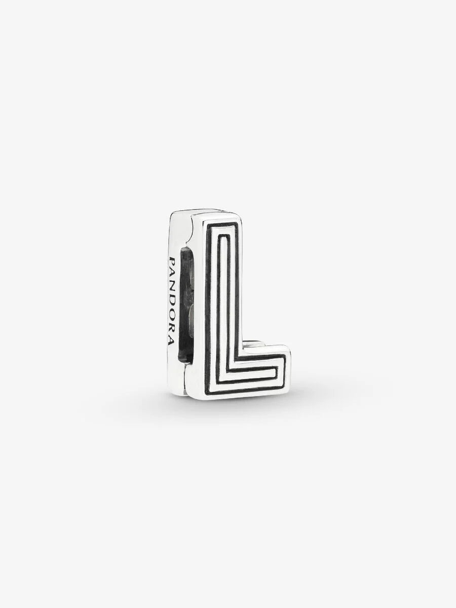 Pandora 798208 Reflexions AW19 Drop 6 one size Pandora Reflexions letter L silver clip charm