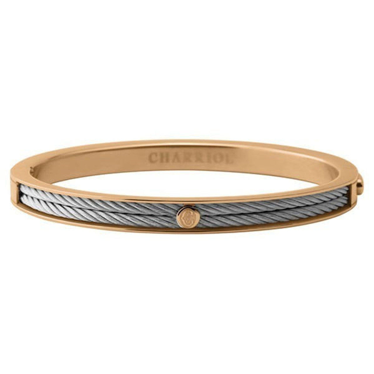 04-102-1139-7L Charriol Bangle Charriol Forever Stainless Bangle, Size=L