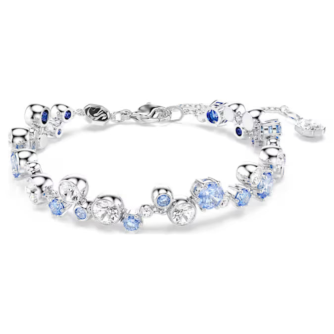 5722479 Swarovski Constella bracelet Mixed cuts, Blue, Rhodium plated