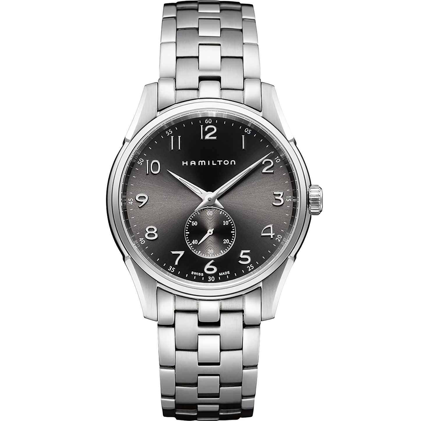 H38411183 JMASTER THINLINE 40MM QTZ GREY BRC