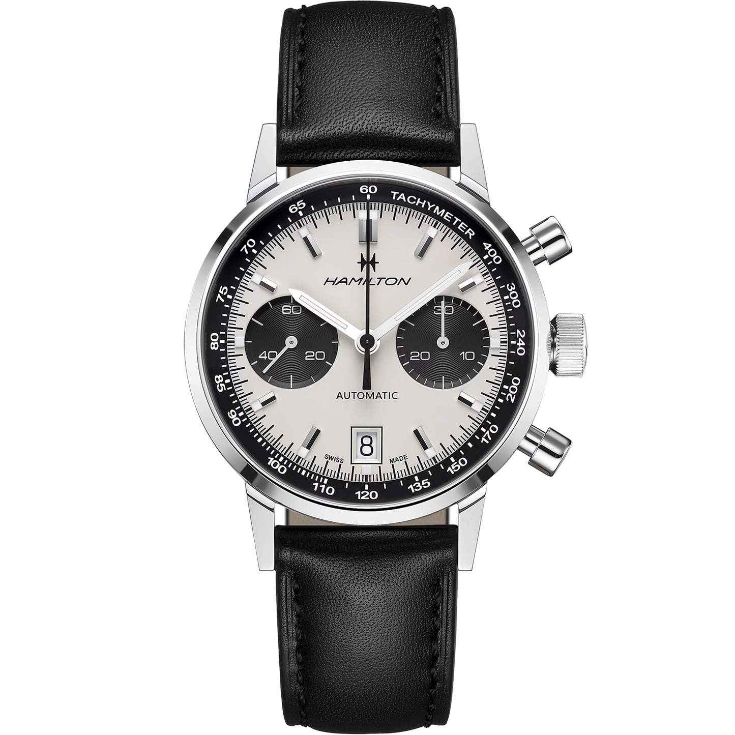H38416711 INTRAMATIC 68 AUTO CHRONO PANDA DIAL