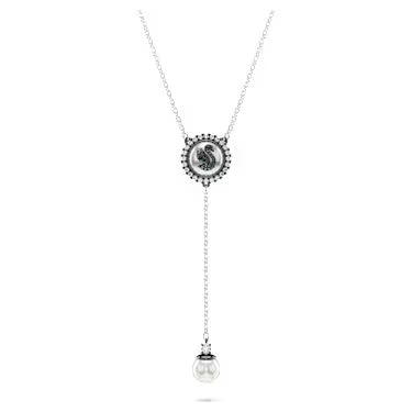 5681403 Swarovski SWAN:NECKLACE PRL GRY/RHS