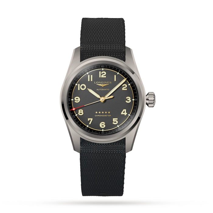 L38101532 Longines Longines Spirit SPSTD 40MM TTN BLKST BLK ARB AUTO