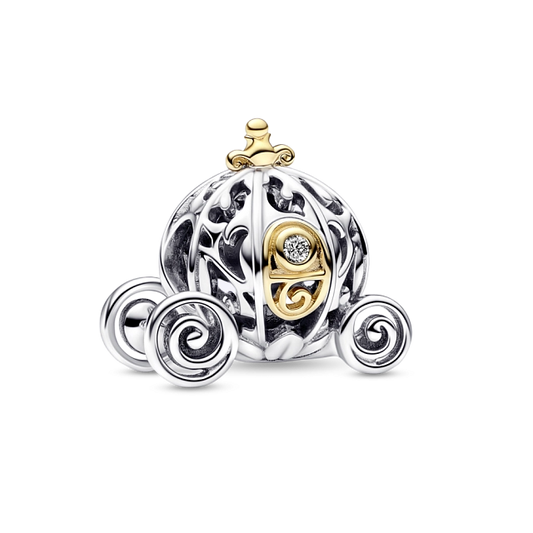 Pandora 792553C01 Disney 100 Cinderella carriage sterling silve Disney 100th Anniversary Cinderella's Enchanted Carriage Charm SS23 Cycle B Disney 100