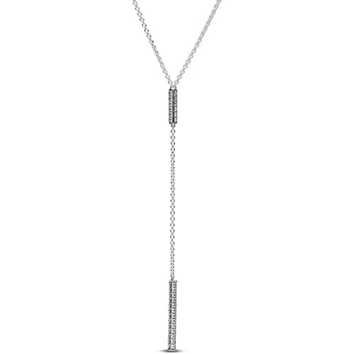 393013C01-45 Pandora Sterling silver collier with clear cubic zirc AW23 Cycle G