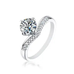GT19S1041CSS015-6/1 caret GEMODA "Mykonos" Channel Set Moissanite Engagement Ring in 925 Sterling Silver (6)