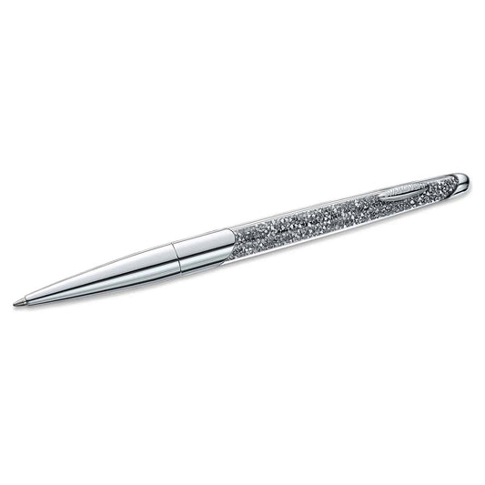 5534318 CRYSTALLINE NOVA BALLPOINT PEN, GRAY, CHROME PLATED