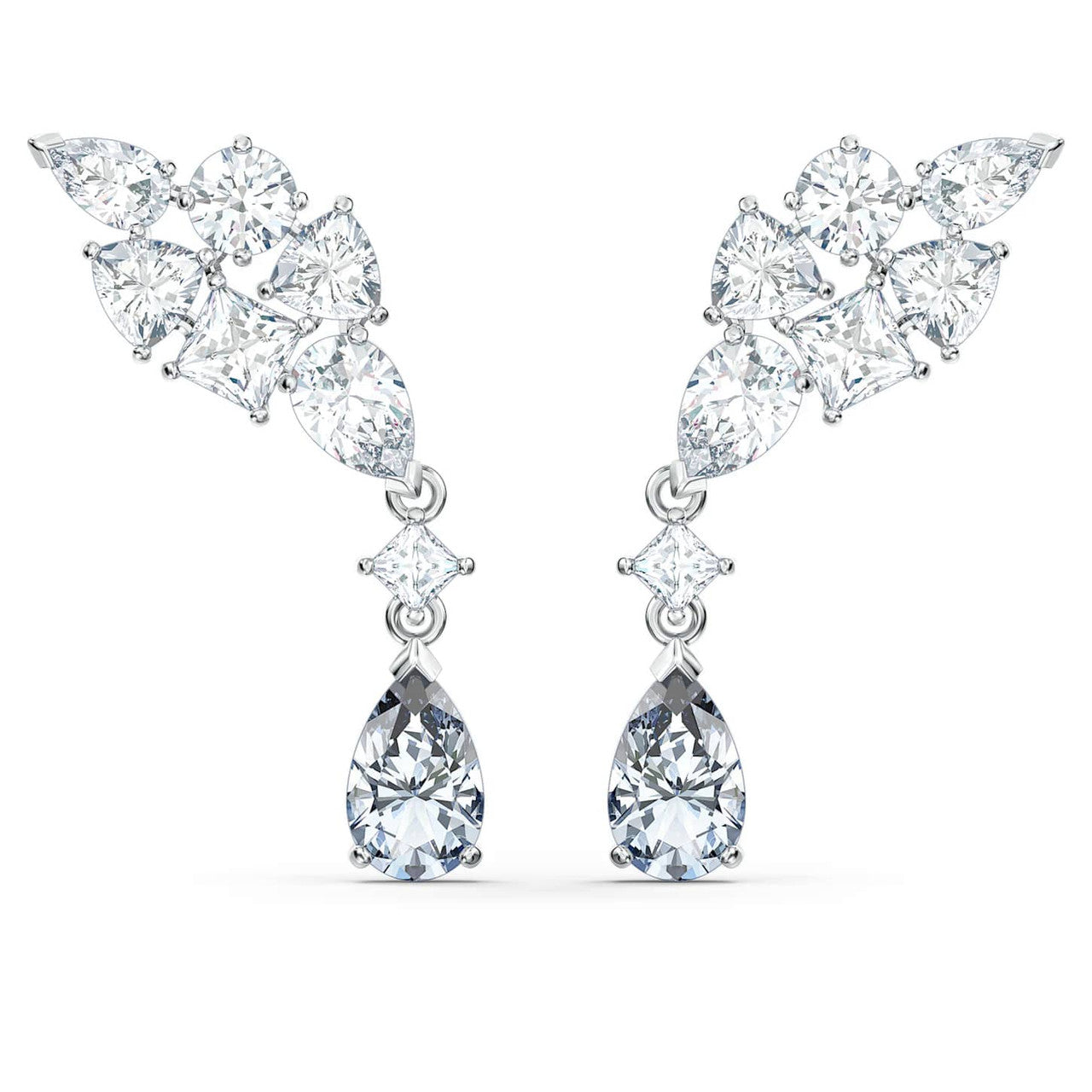 5562086 Swarovski TENNIS DLXMC:PE CLUSTER CZWH/RHS EARRINGS 07/20/2020