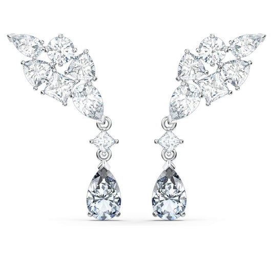5562086 Swarovski TENNIS DLXMC:PE CLUSTER CZWH/RHS EARRINGS 07/20/2020