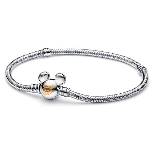 Pandora 592514C00-20 Disney 100 Mickey Mouse snake chain sterling  Disney 100th Anniversary Moments Snake Chain Bracelet SS23 Cycle A Disney 100