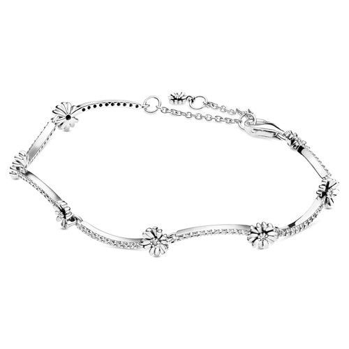 Pandora Sparkling Daisy Flower Bracelet 598807C01