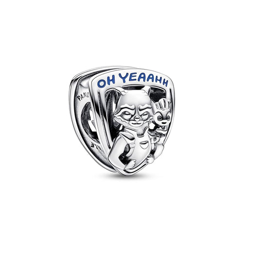 Pandora 792565C01 Marvel Rocket and Groot sterling silver charm Marvel Guardians of The Galaxy Rocket Raccoon & Groot Emblem Charm SS23 Cycle B Disney