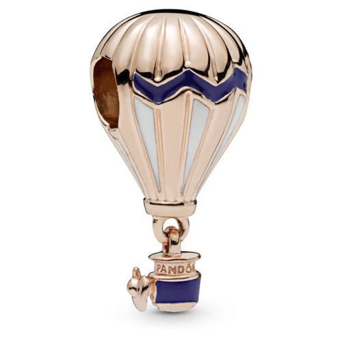Pandora 788055ENMX Rose SS19 Drop 5 one size Air balloon Pandora Rose charm with blue and white enamel