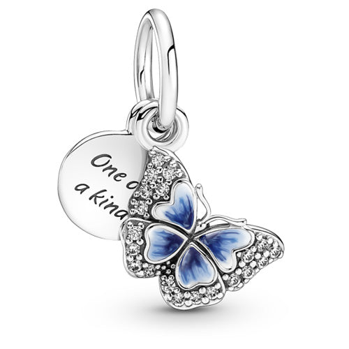 Pandora 790757C01 Butterfly sterling silver dangle with clear c SS22 Cycle B