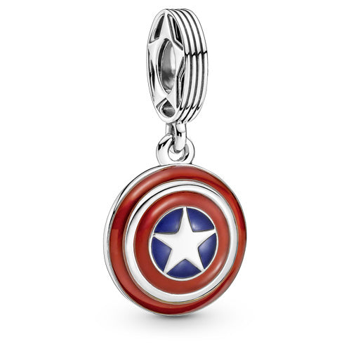 Pandora 790780C01 Marvel Captain America Shield sterling silver SS22 Cycle B Disney