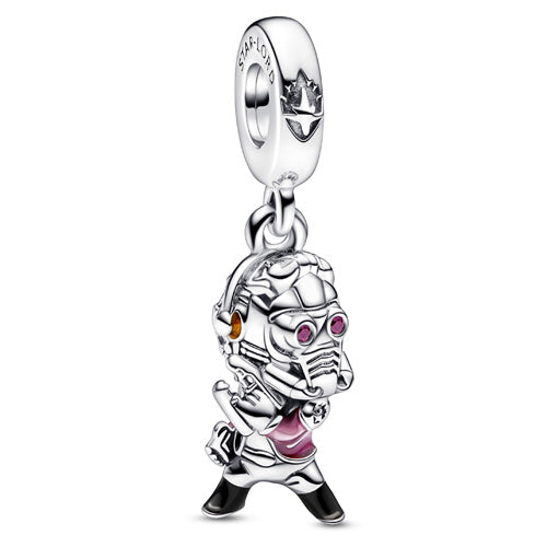 Pandora 792562C01 Marvel Star Lord sterling silver dangle with  Marvel Guardians of The Galaxy Star-Lord Dangle Charm SS23 Cycle B Disney