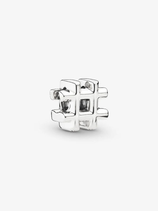 Pandora 798128 AW19 Drop 6 one size Hashtag silver charm