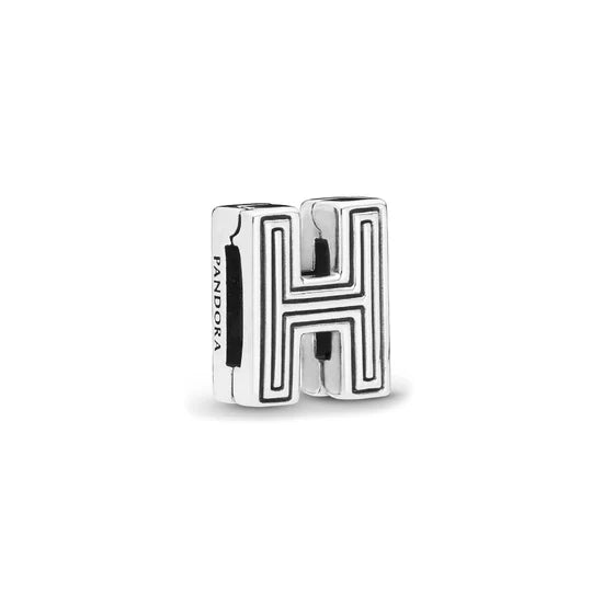 Pandora 798204 Reflexions AW19 Drop 6 one size Pandora Reflexions letter H silver clip charm