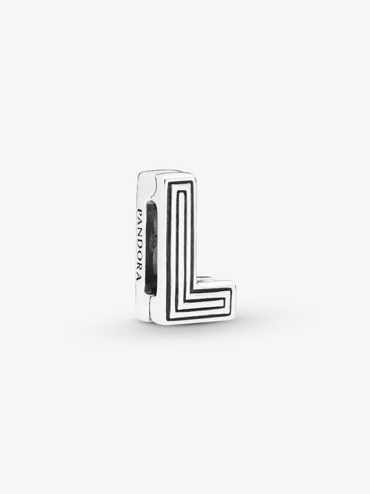 Pandora 798208 Reflexions AW19 Drop 6 one size Pandora Reflexions letter L silver clip charm