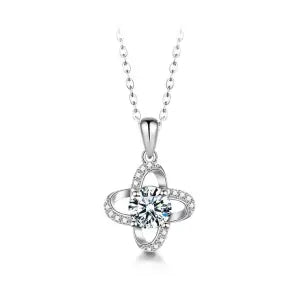 GT39S1041D032/GEMODA "Delilah" 1 Carat Moissanite Necklace in 925 Sterling Silver
