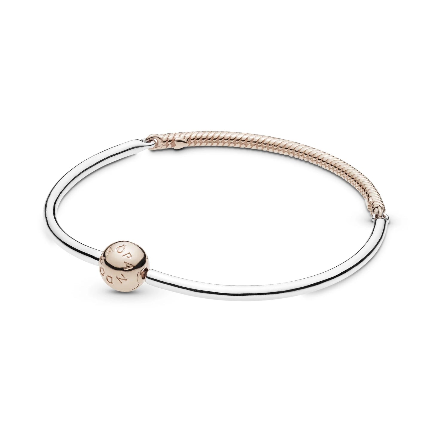 Pandora 588143-17 Rose AW19 Drop 6 17 cm Pandora Rose and silver bangle