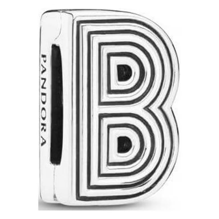 Pandora 798198 Reflexions AW19 Drop 6 one size Pandora Reflexions letter B silver clip charm