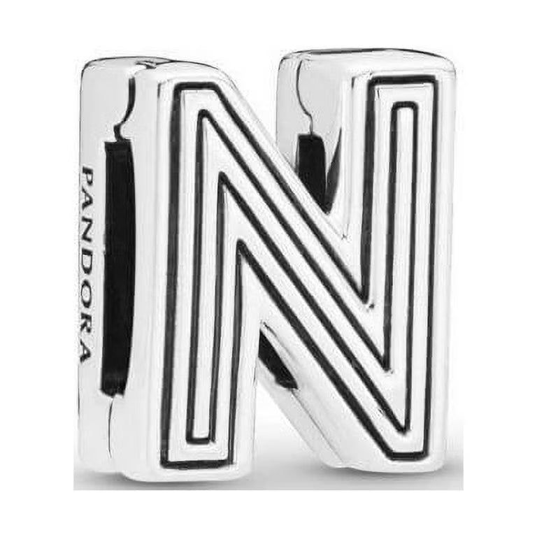 Pandora 798210 Reflexions AW19 Drop 6 one size Pandora Reflexions letter N silver clip charm
