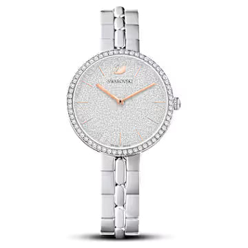 5517807 Cosmopolitan watch Swiss Made, Metal bracelet, Silver tone, Stainless steel