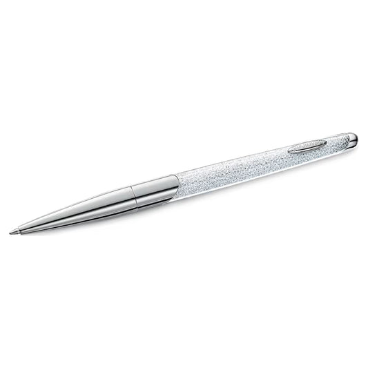 5534324 Swarovski Crystalline Nova Ballpoint Pen, White, Chrome Plated Size: 5 1/2 x 3/8