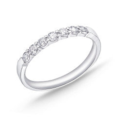 Memoire Precious Prong 11-Stone Diamond Band .32ctw approx. ERPP115-6500-PT-72-000-819324-1 6/29/2022
