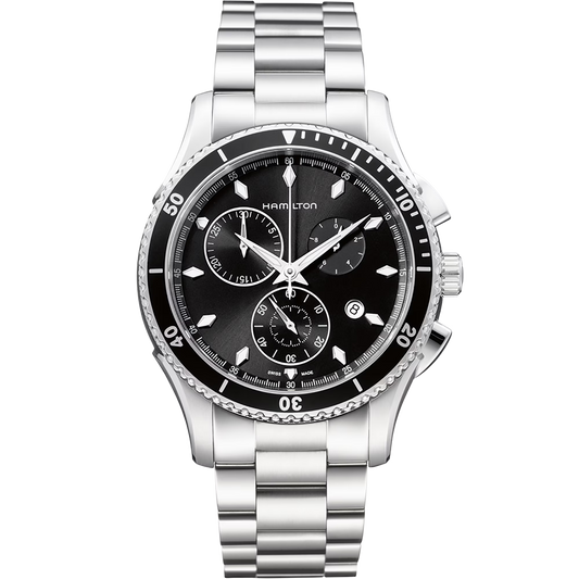 H37512131 SEAVIEW 44MM CHR QTZ BK BRC