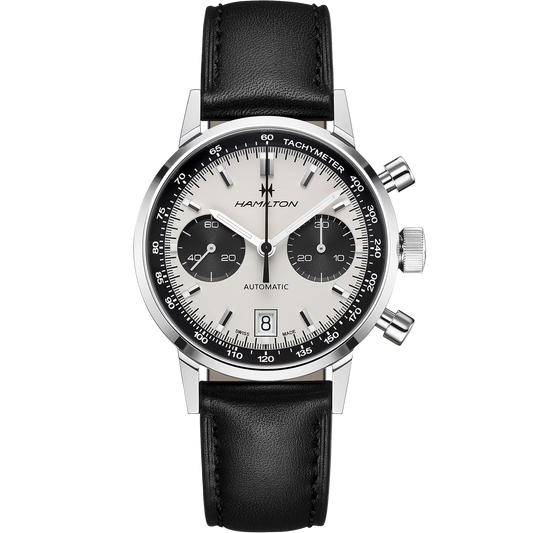 H38416711 INTRAMATIC 68 AUTO CHRONO PANDA DIAL
