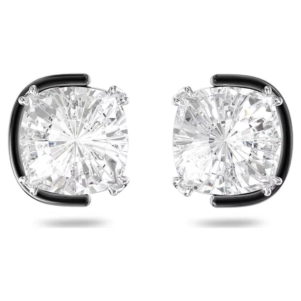 5600943 Swarovski HARMONIA:PE CRY/MIX Earrings Length: 3/4 inches Mixed metal finish White SS21