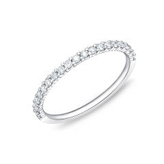 Memoire Petite Prong Half Round Diamond Band .25ctw approx. ERPT128-7000-PT-72-000-875135-1 6/29/2022