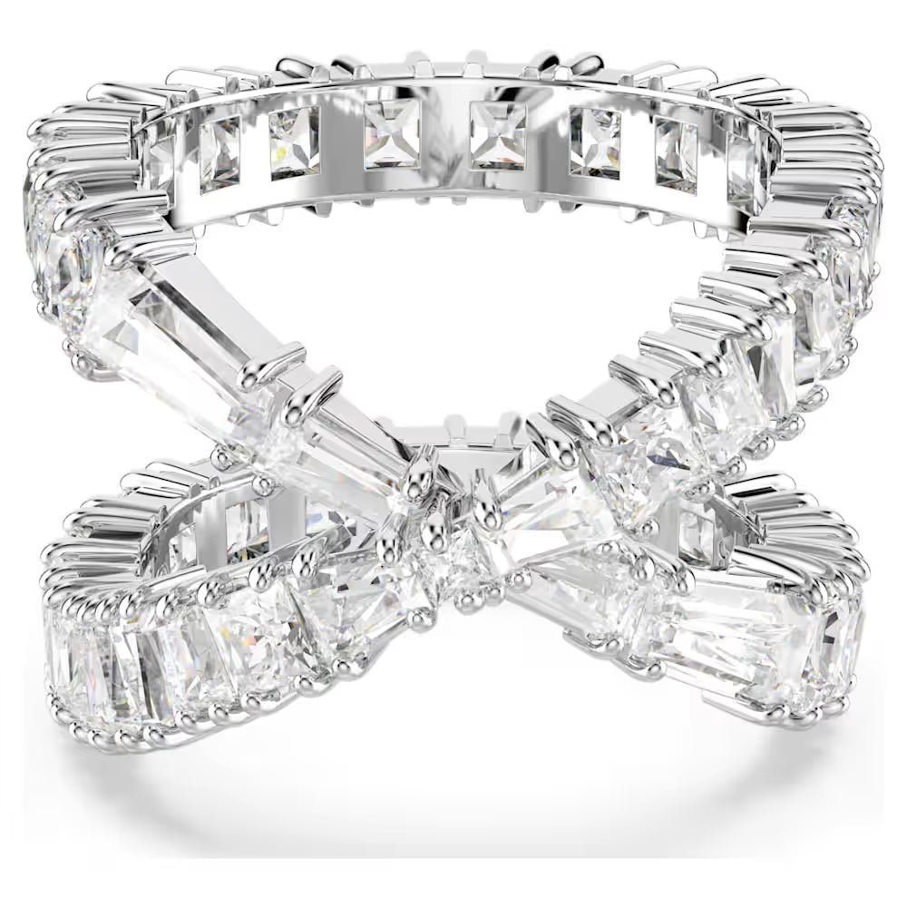 5677632 Swarovski HYPERBOLA:RING WHITE/RHS 55