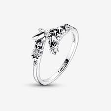 Pandora 192516C01-56 Disney Tinkerbell sterling silver ring with c Disney Tinker Bell Sparkling Ring SS23 Cycle A Disney