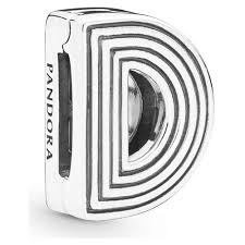Pandora 798200 Reflexions AW19 Drop 6 one size Pandora Reflexions letter D silver clip charm