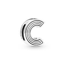 Pandora 798199 Reflexions AW19 Drop 6 one size Pandora Reflexions letter C silver clip charm