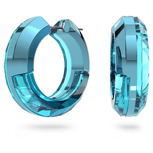 5629220 Lucent hoop earrings Blue