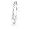 5656298 Swarovski Matrix Vittore ring Round cut, White, Silver-tone finish 58
