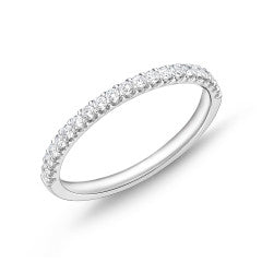 Memoire Odessa Half Round Diamond Band .25ctw approx. EROD202-7000-PT-72-000-874713-1 6/29/2022
