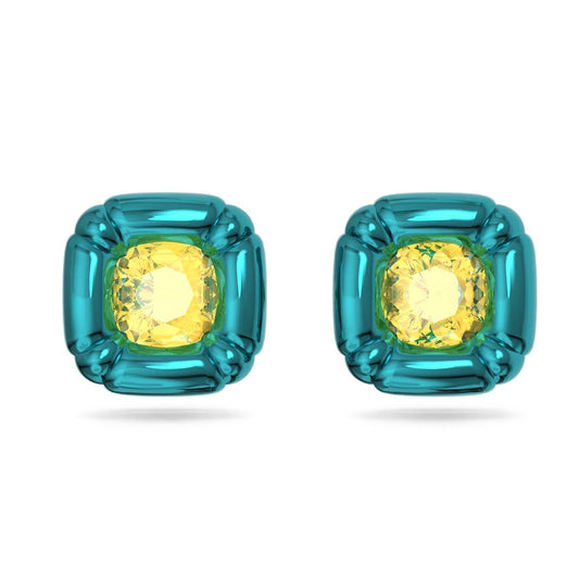 5601588 Swarovski DULCIS:PE LTOP/OTH Earrings Length: 3/4 inches x Width: 3/4 inches Swarovski Crystals Blue SS21