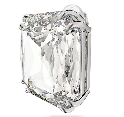 5600756 Swarovski MESMERA:MEC SQR CRY DTLI/RHS Earrings Length: 7/8 inches x Width: 7/8 inches Rhodium plated White SS21