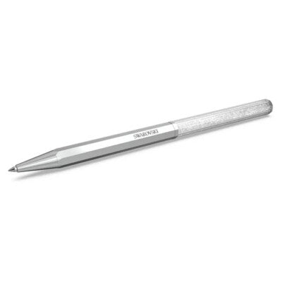 5654062 Crystalline ballpoint pen Octagon shape, Silver tone, Chrome plated