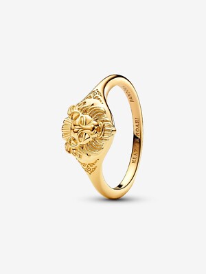 163139C00-56 Pandora Game of Thrones Lannister lion 14k gold-plate