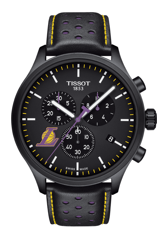 T1166173605103 CHRONOXL NBA PVD SS BK LTH BL LAKERS